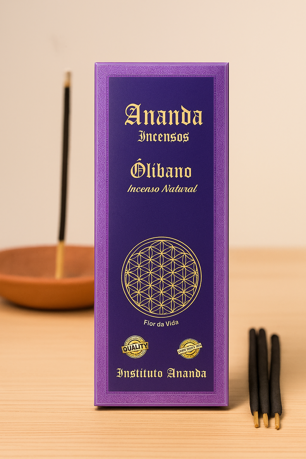 Incenso Natural Ananda Linha Premium – Olíbano | Conexão com o divino