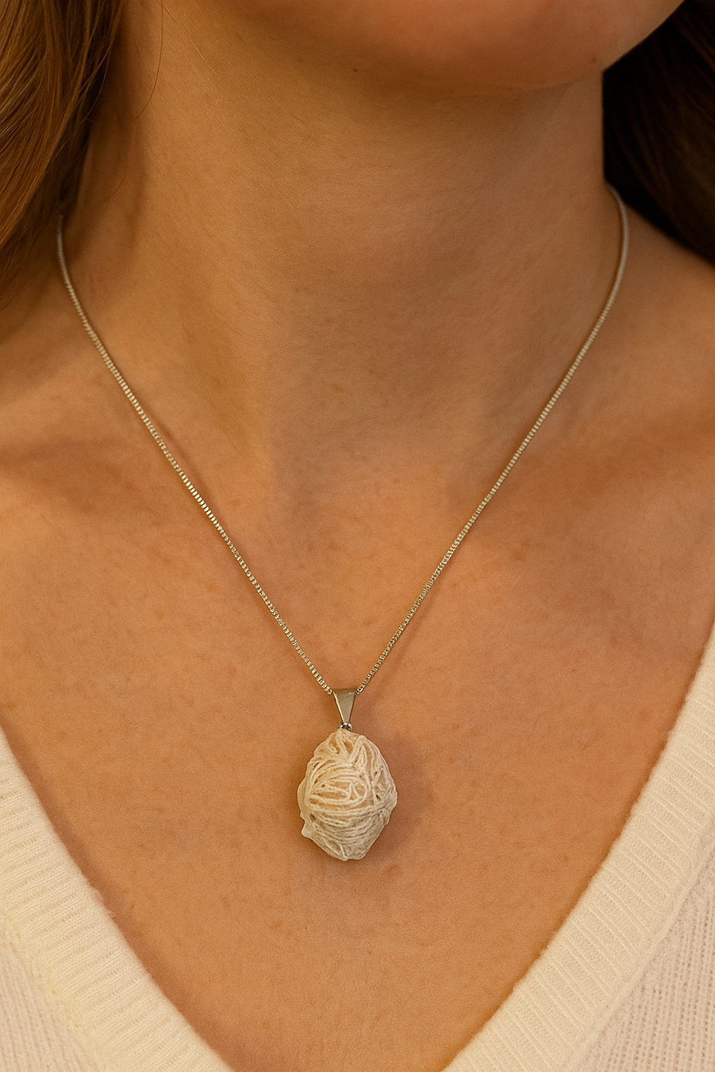 Pingente de Rosa do Deserto – Superação de traumas no Amor e Solidão