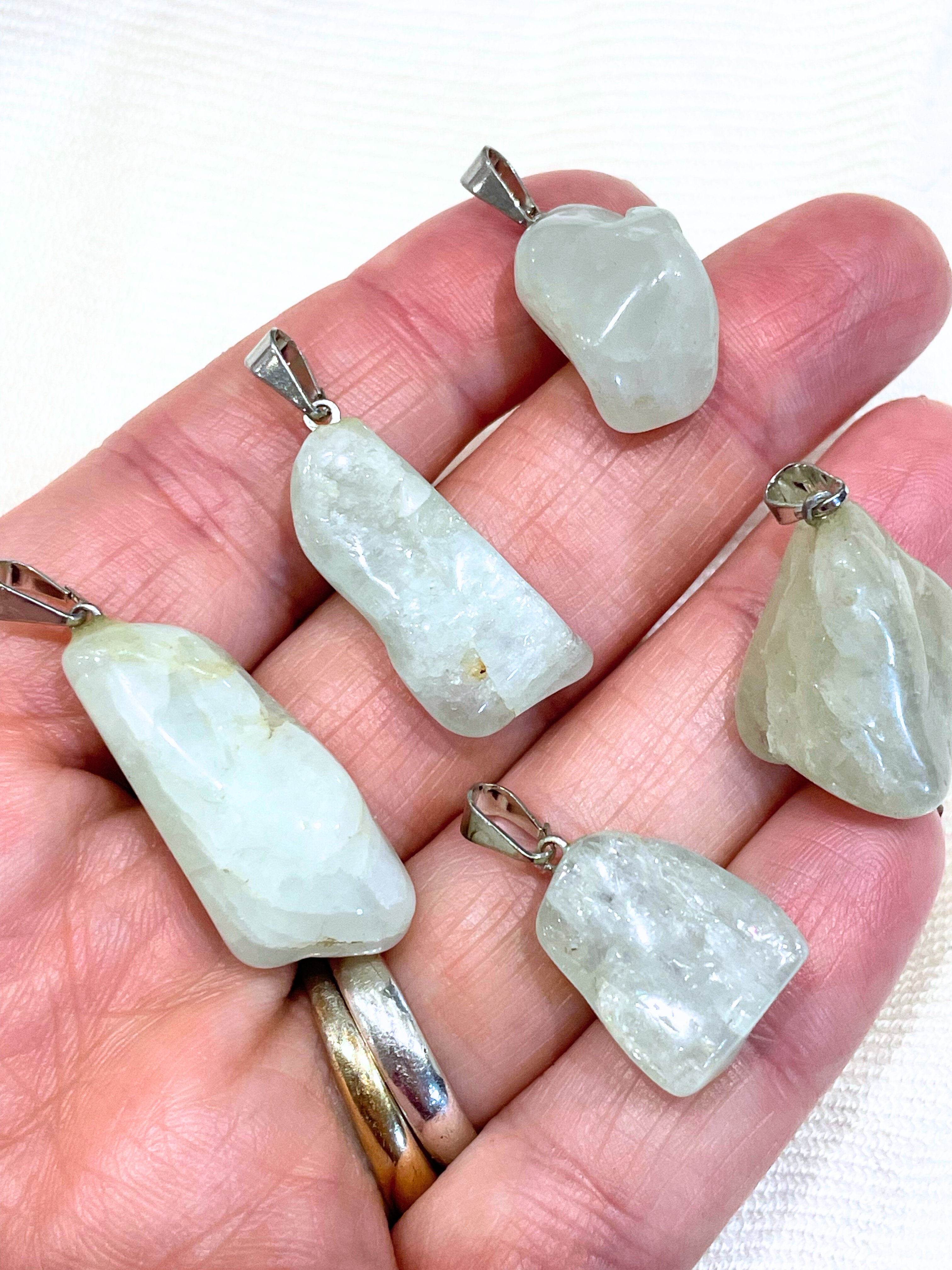 Pingente de Água Marinha | Ansiedade, Calma e Afeto