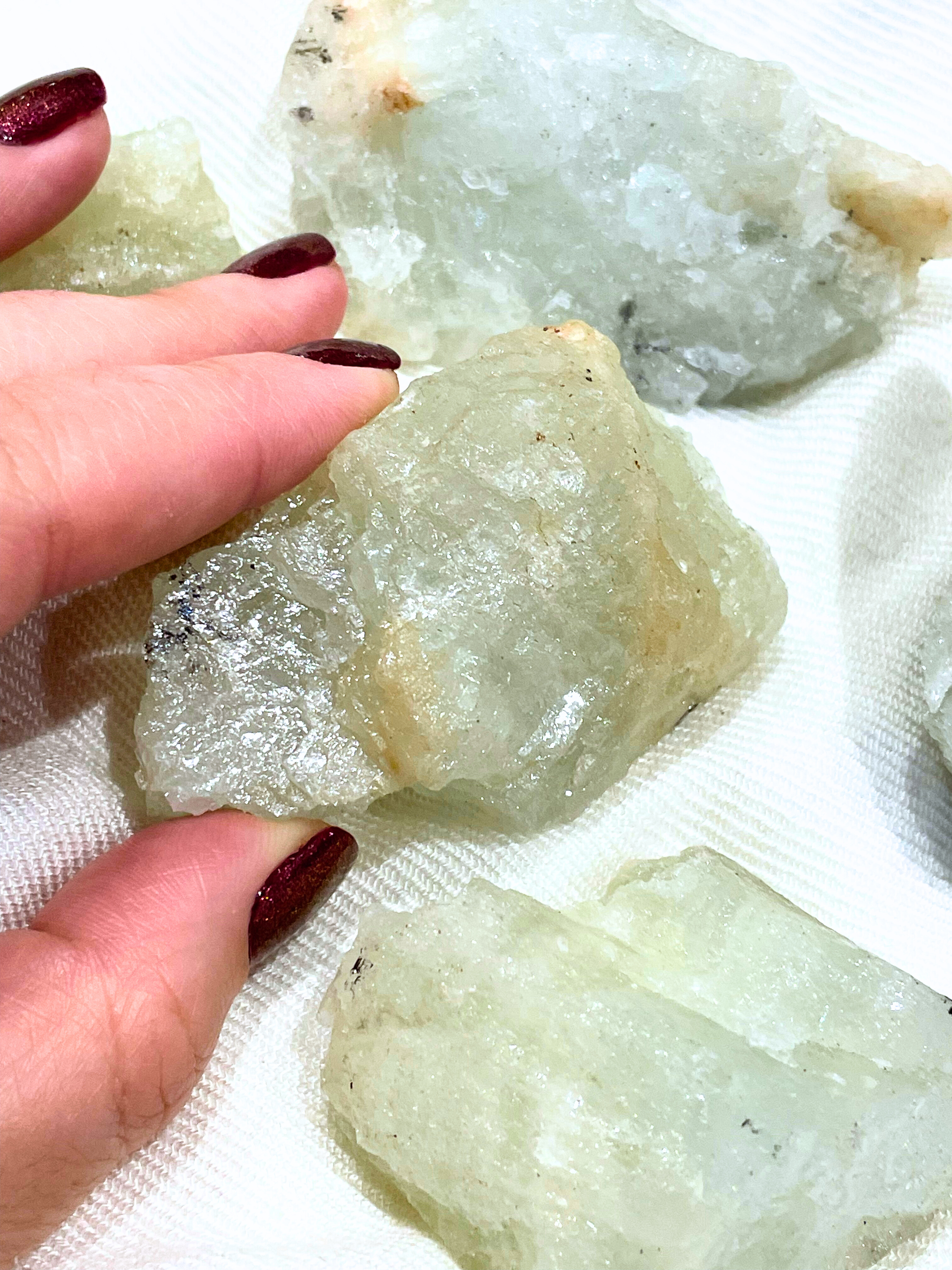 Pedra Bruta Água Marinha G (6 a 8 cm) | Ansiedade, Calma e Afeto.