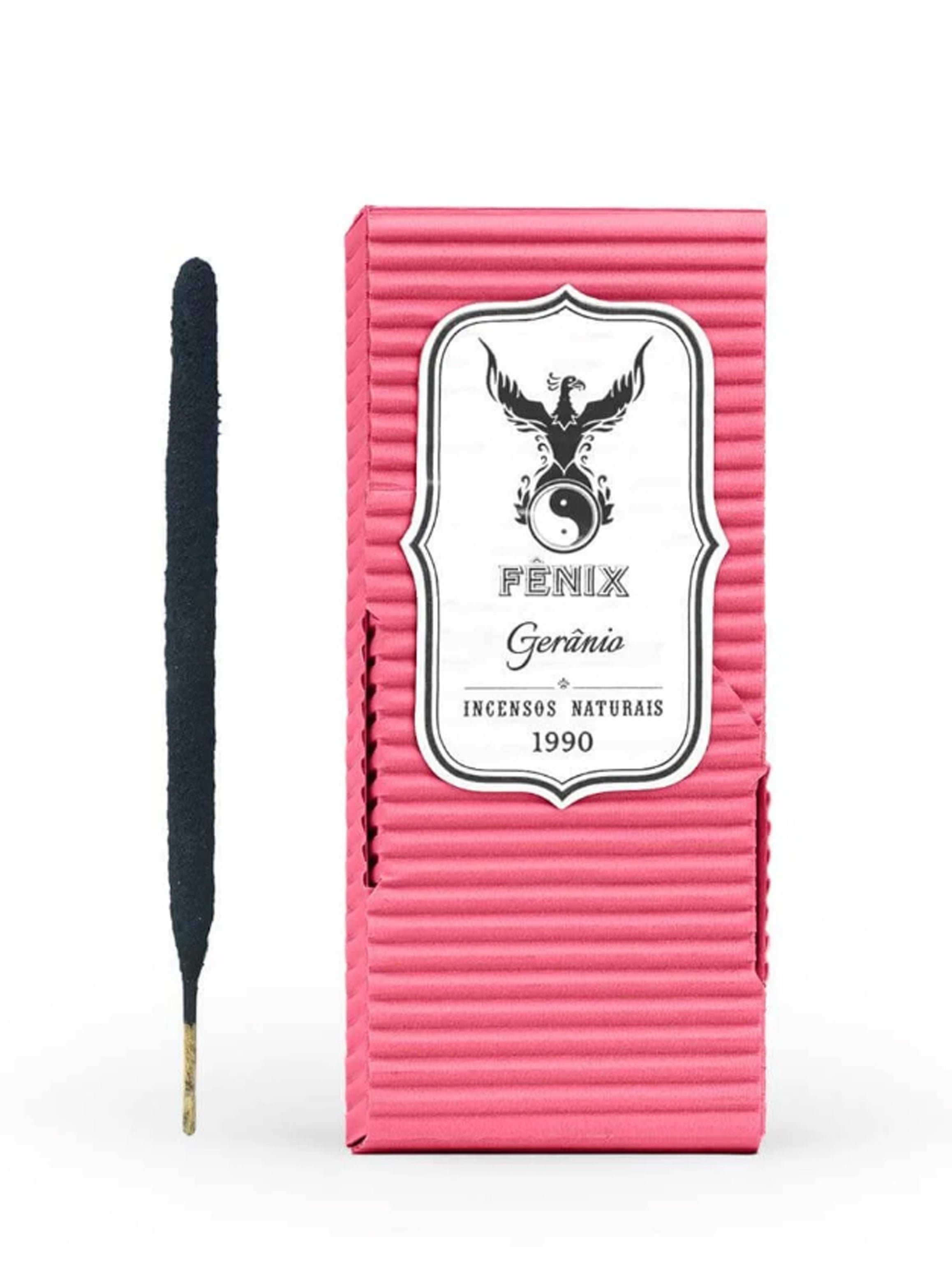 Incenso Natural de Gerânio – Amor-próprio, Inspiração e Equilíbrio | Fênix Incensos