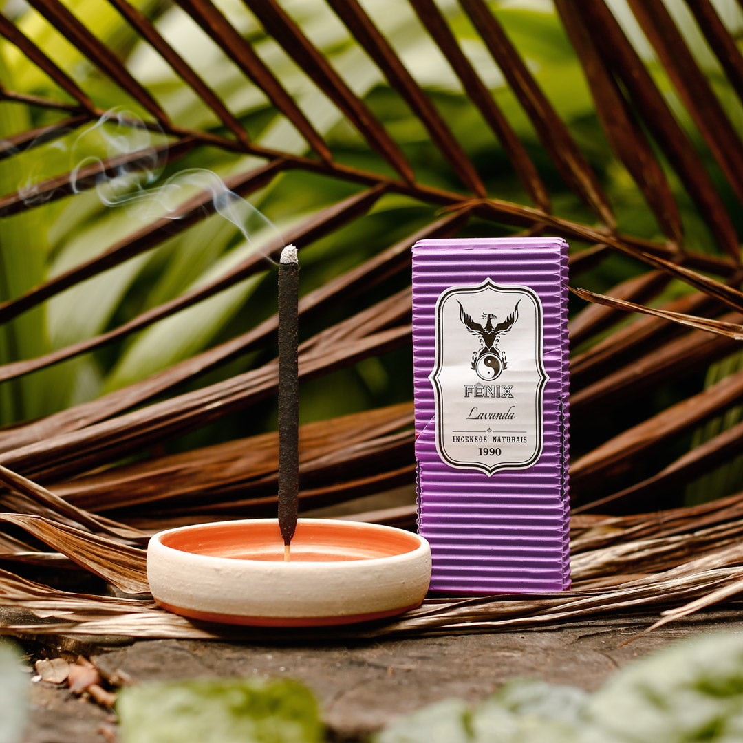 Incenso Natural de Lavanda – Relaxamento, Sono e Harmonia | Fênix Incensos