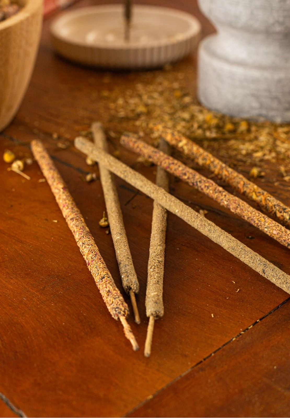 Incenso Natural Palo Santo com Benjoim Nirvana Premium – Purificação Energética e Relaxamento