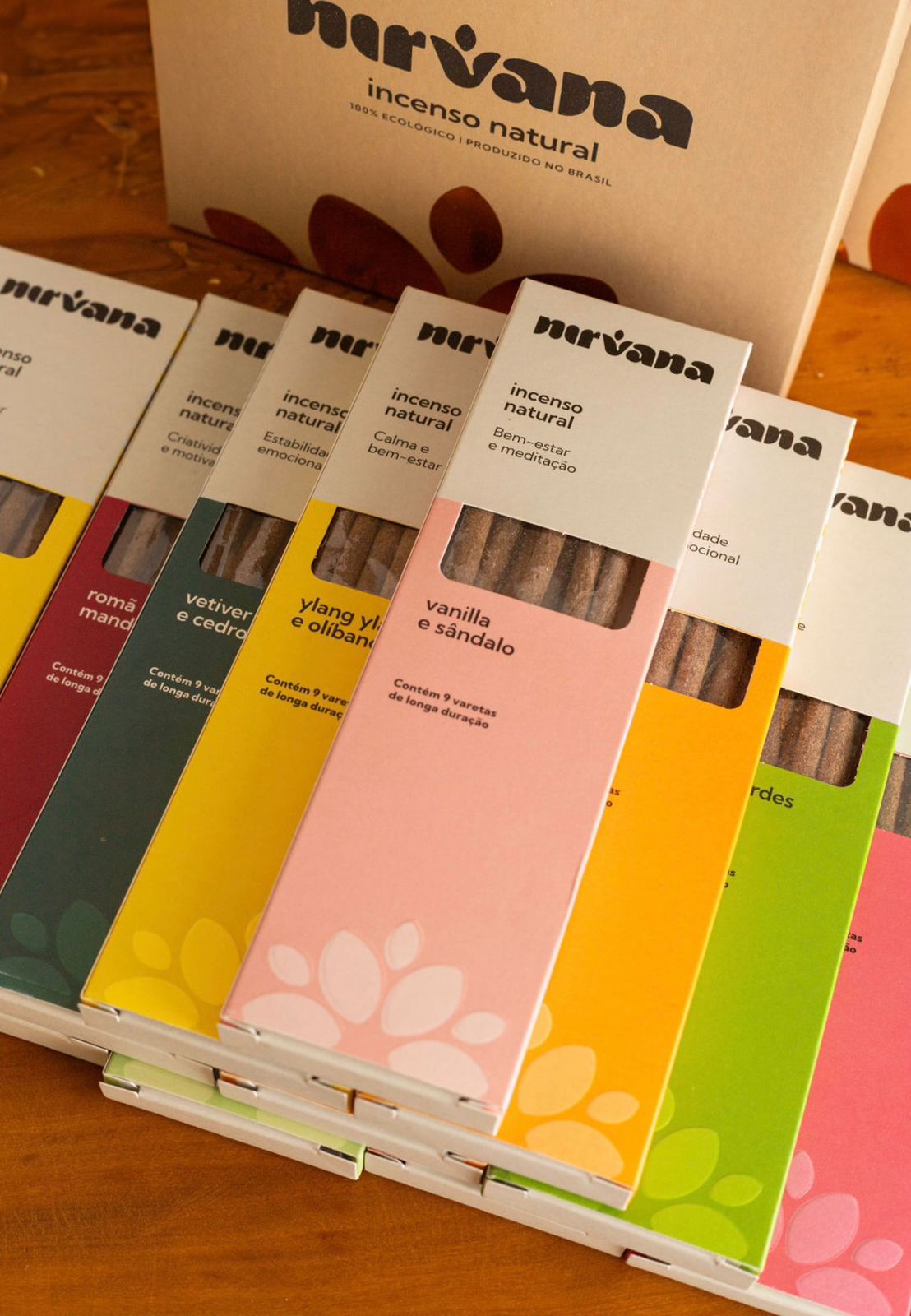 Incenso Natural Sete Ervas Nirvana  – Limpeza Energética, Proteção e Contra Mau -Olhado