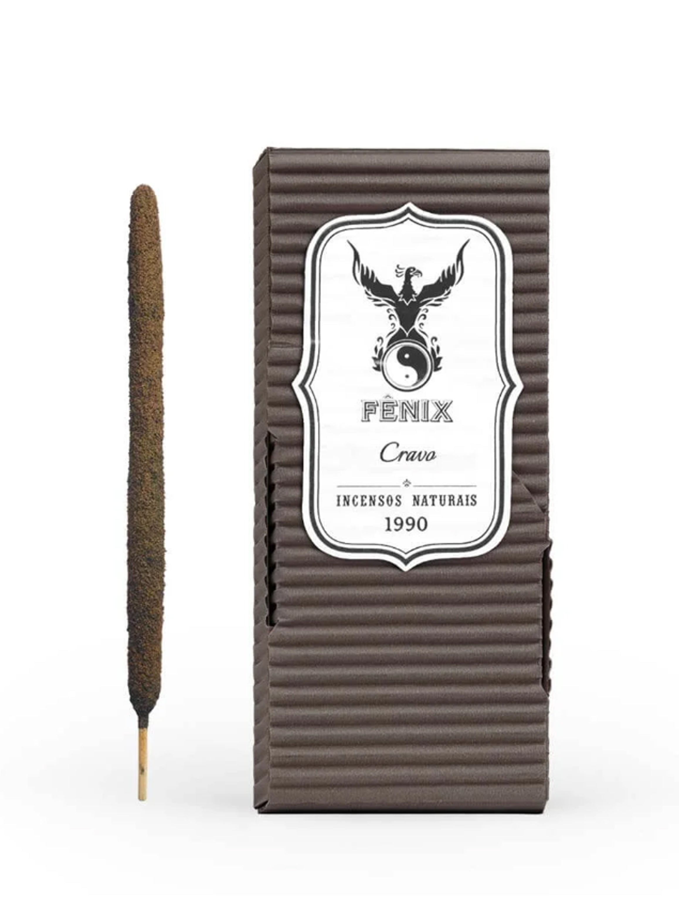 Incenso Natural de Cravo Fênix - Magnetizador, Acolhedor e Energizante | Fênix Incensos