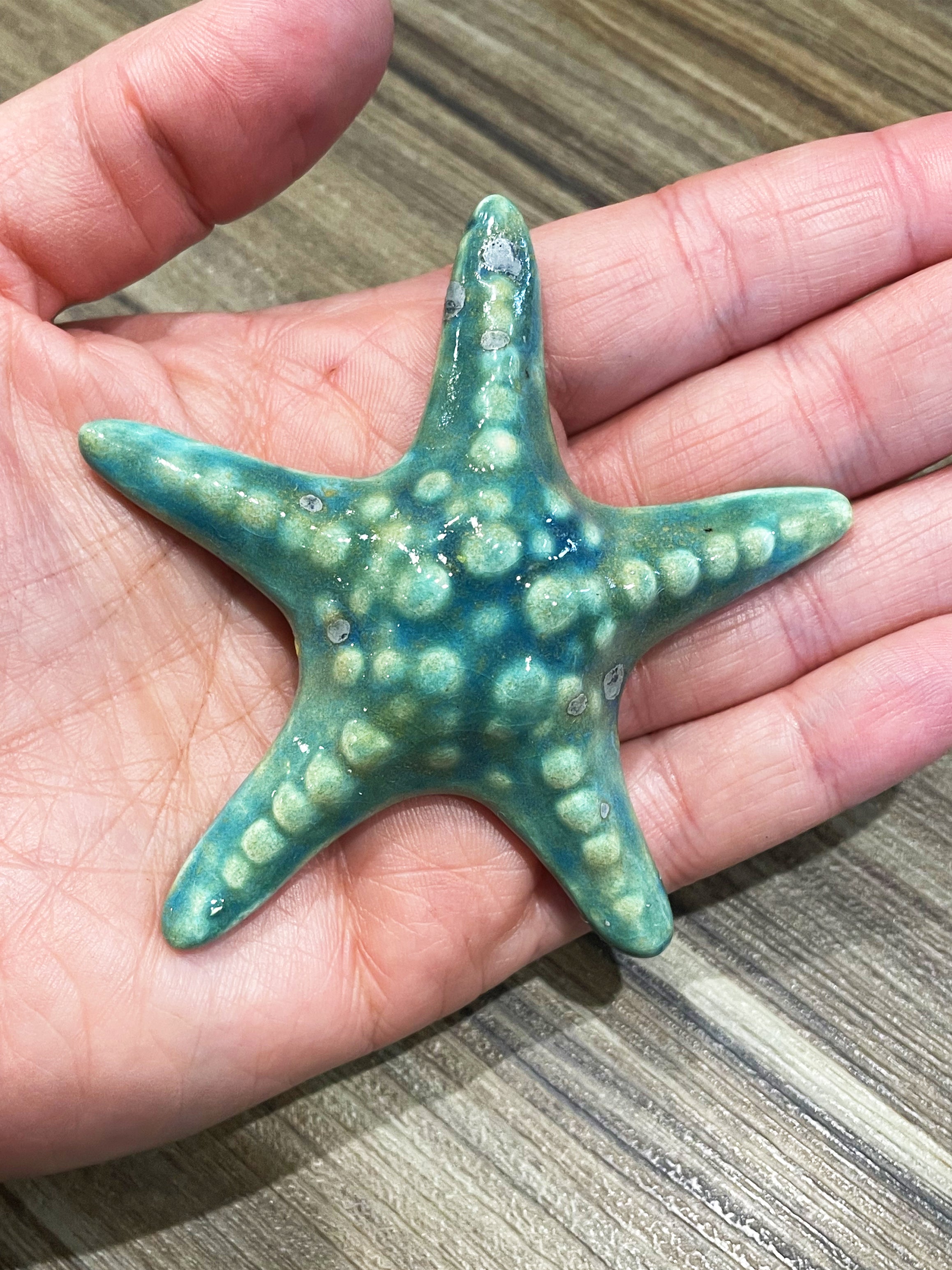 Estrela do Mar – Iemanjá em Cerâmica Pintada à Mão