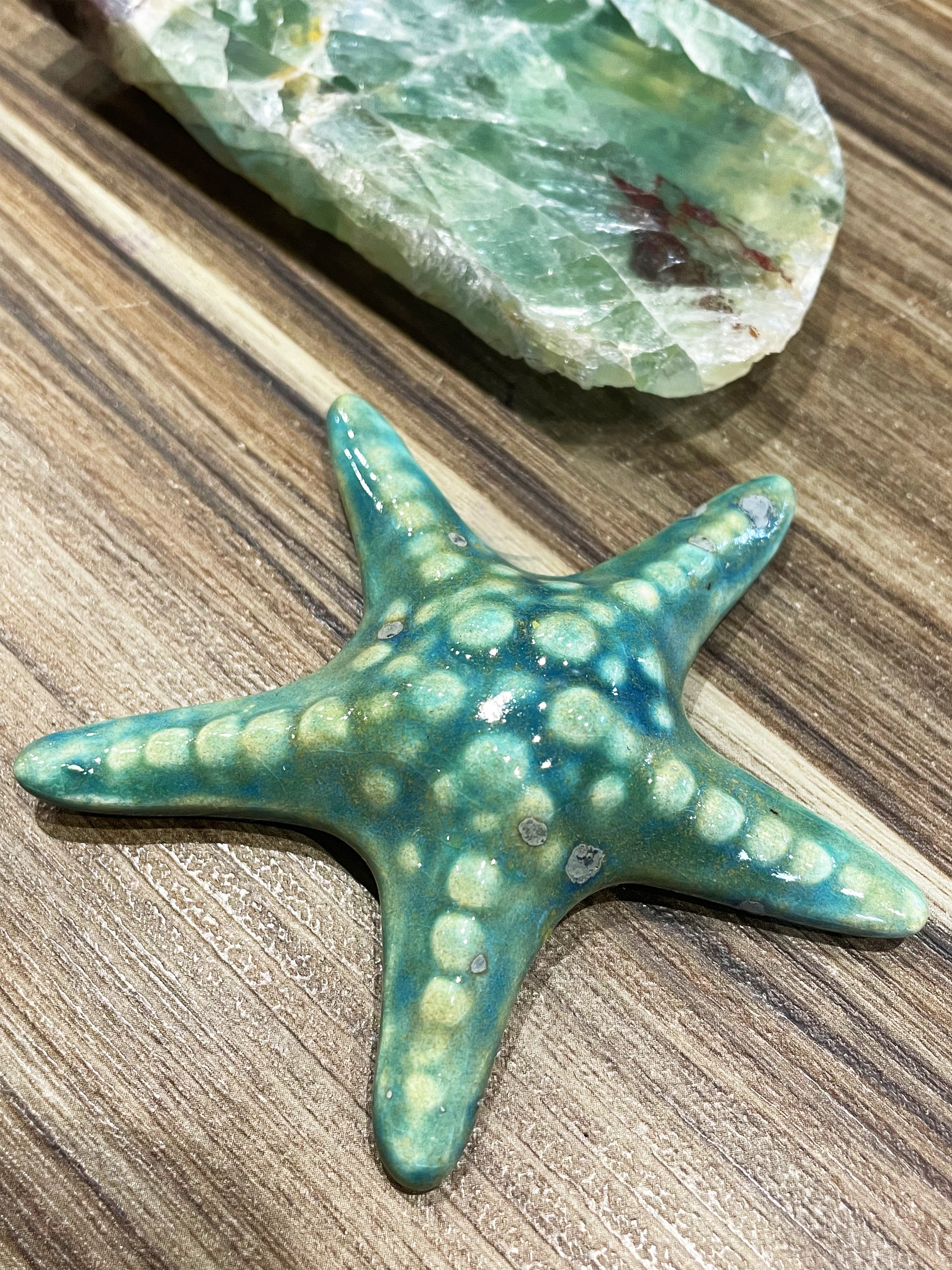 Estrela do Mar – Iemanjá em Cerâmica Pintada à Mão