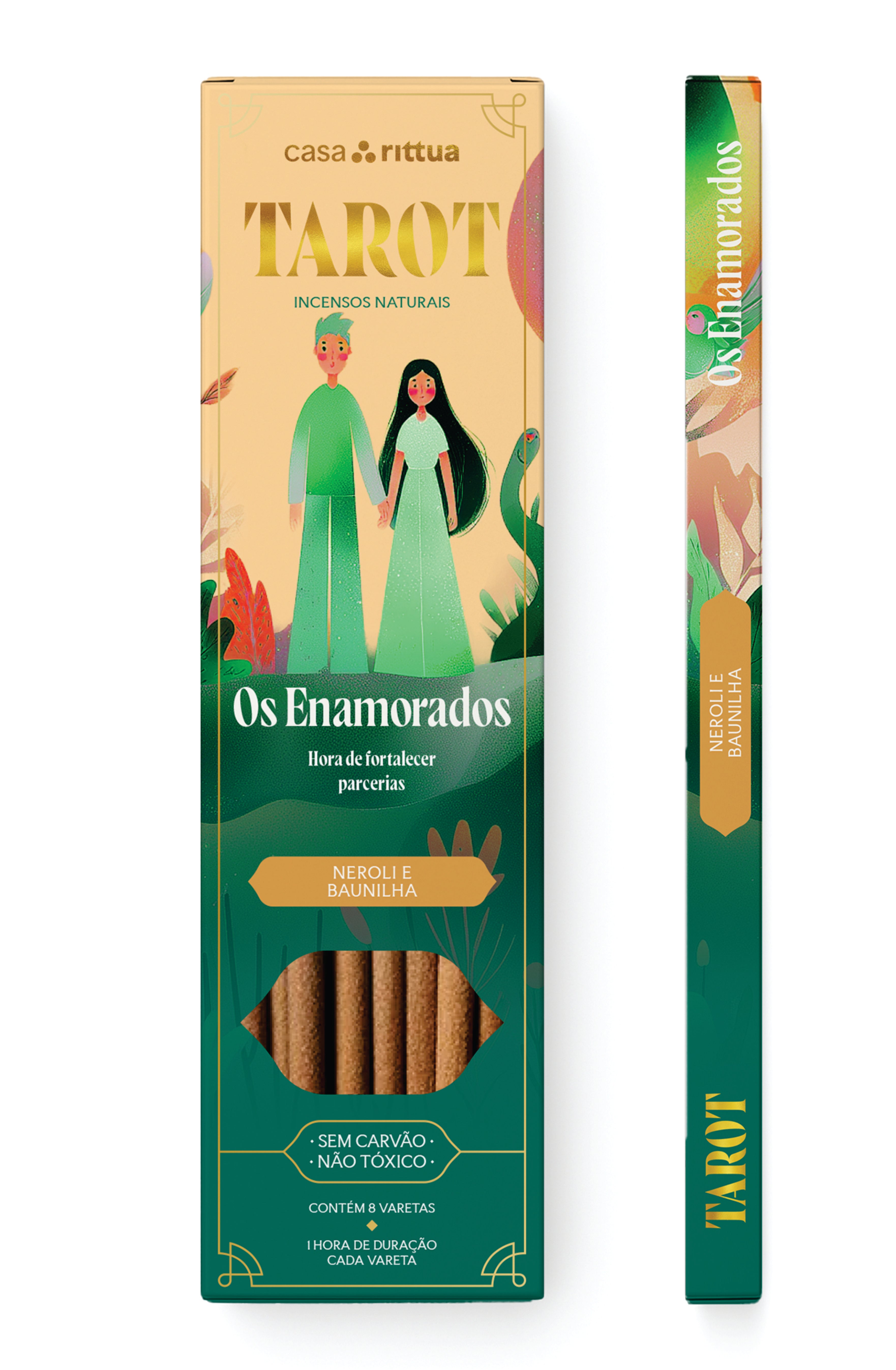 Incenso Nirvana Linha Tarot - Os Enamorados – Amor, União e Harmonia nos Relacionamentos
