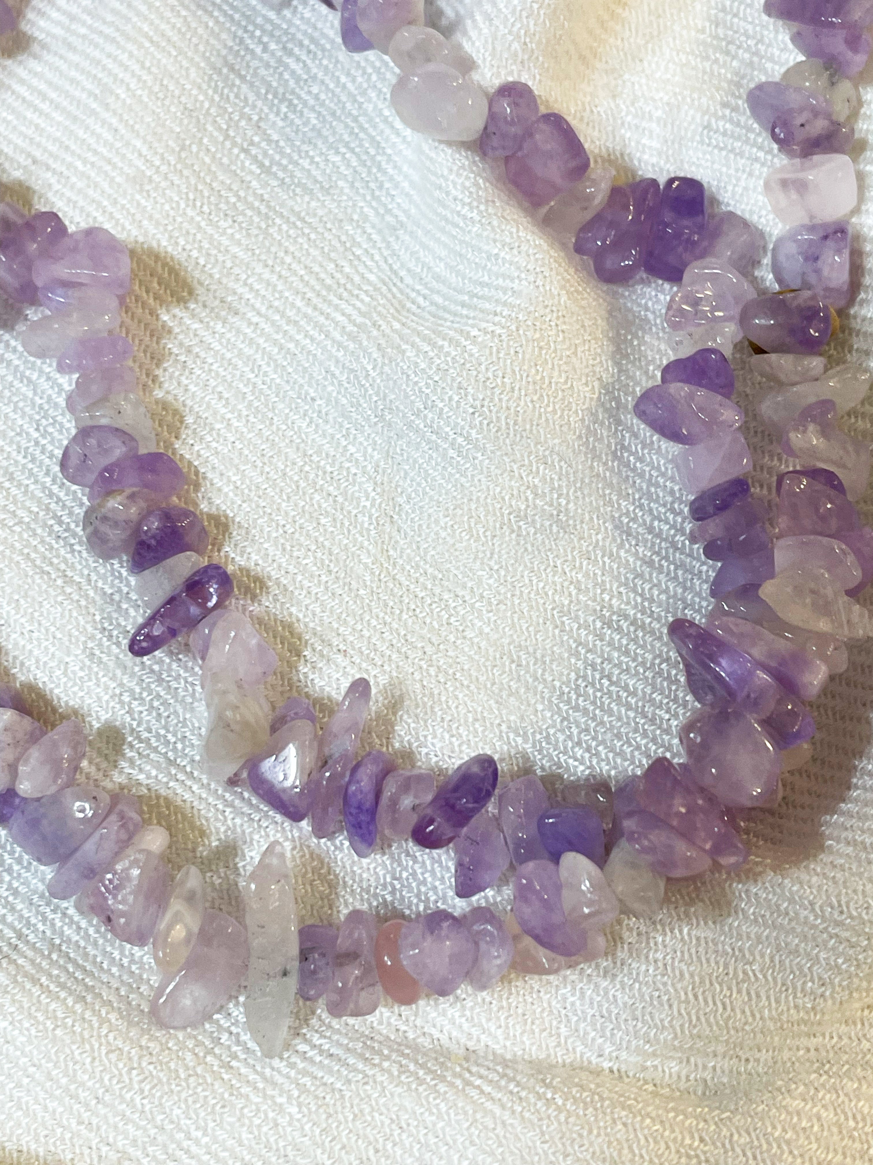 Pulseira de Ametista Lavanda - Proteção, Serenidade e Cura Espiritual